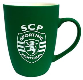 Beyond Happy Sporting CP Lisbon Official Ceramic Mug - Sporting Portugal Coffee Mug in Gift Box