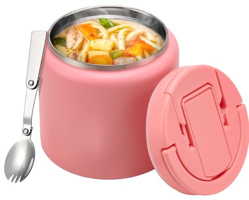 Itslife termobehållare för mat 760 ml, rosa