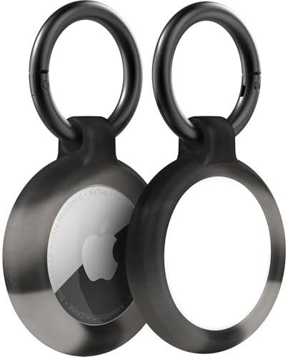 OtterBox AirTags Holder för AirTag, stöttåligt, fallskyddat, ultratunt, robust, skyddande fodral för Apple AirTags, inklusive två karbinhakes, Solar Wind