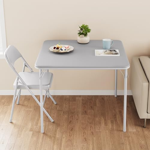 Garvee Con 1 Caja PU Mesa De Juego Plegable - Muebles De Cocina