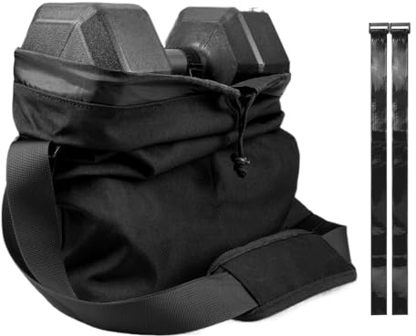 Träningsväska För Kvinnor - Dragsnöre Hantel Bärfodral - med Justerbar Rem Sport Duffel Väskor - För Att Bära Från 0,5 kg Till 9 kg Fitness Träning Simning Camping