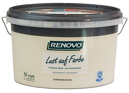 Trendfarbe Cashmeremomente 5 L Renovo Lust auf Farbe - Wandfarbe Deckenfarbe