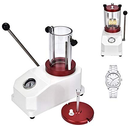 6ATM Orologio Impermeabile Tester Strumento di Prova 2 Orologi Caso Impermeabile Macchina di Prova per Orologi Guarda Strumento di Riparazione