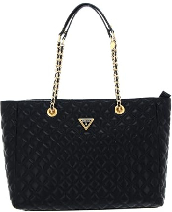 GUESS Women's Giully Tote, Shoulder Bag, Black, One Size
