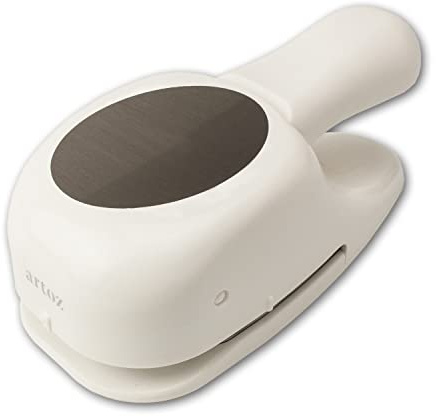 Punch - Round Circle 4.5 cm - Paper, Motif, Hole Punch for Crafts, Labels, Decorations - Up to 220 g/m²