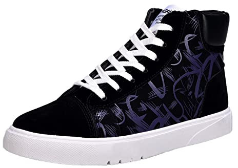Stivali Uomo Stivali Uomo Alti Neri Scarpe Uomo Tela estive Stivali Uomo Pelle Marrone 2023 Sneaker Donna estive 11-Viola 14.99