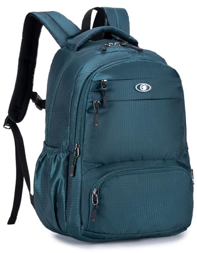 SPAHER Mochila Viaje Cabina Avion 40x30x15 Iberia Air Europa Maleta Equipaje de Mano British Airways 20L Mochilas Portatil Mujer Hombre Impermeable Pequeña para Trabajo Senderismo Escuela, Verde
