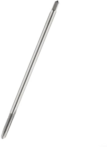 SiSinkal Taraud fileté à Tige étendue M6 X1.0 HSS pour droitier Longueur 150 mm Outil de Filetage en Acier Rapide pour Le Travail des métaux industriels