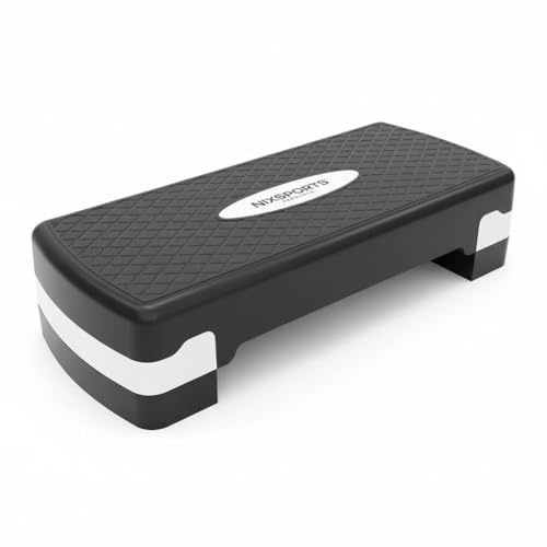 Step aeróbico antideslizante con altura ajustable – estructura resistente, uso doméstico y profesional – Plataforma fitness para cardio y tonificación