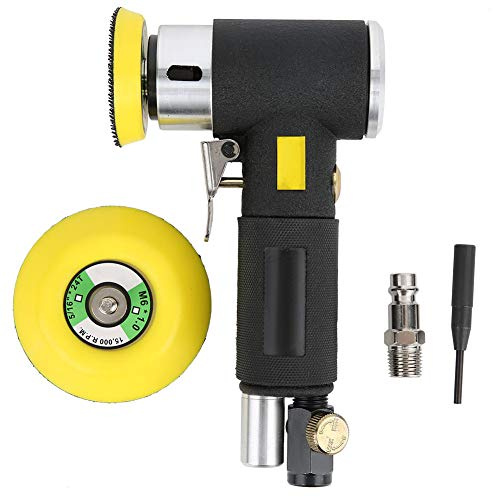 Mini lijadora neumática compacta, lijadora neumática, kit de máquina orbital pulido 230V para amolar metal plástico madera