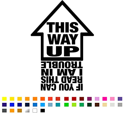 If You Can Read This I’m in Trouble – Funny Vinyl Decal Car Sticker – JDM Drift Tuning Sticker for Car Window, Bumper, Van, or Caravan