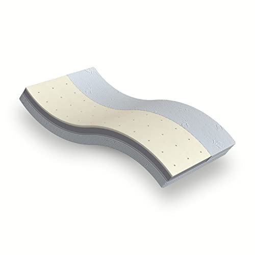 Betten-ABC Easyflex Kaltschaummatratze, Integrierter Topper, 7-Zonen, H2/H3, Bezug waschbar, hoher Komfort und optimale Unterstützung für erholsamen Schlaf, Größe: 80 x 200 cm, Gelschaum