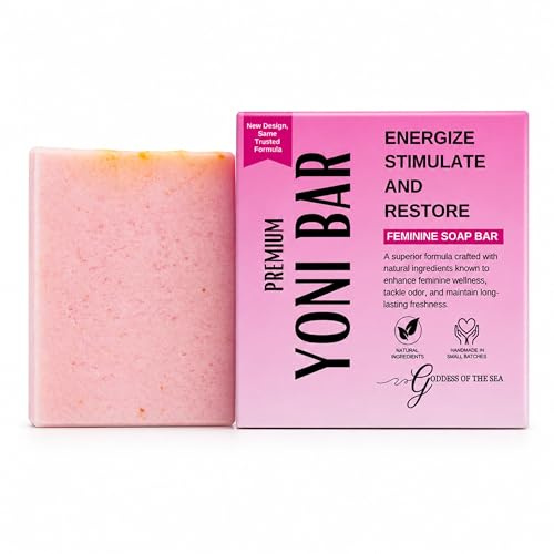 Premium Yoni – Natural Feminine Care Soap for pH Balance, Odor Control & Hydration | Organic Herbal Ingredients | Gentle Yet Effective for Daily Intimate Hygiene | Handmade & Vegan (3oz)