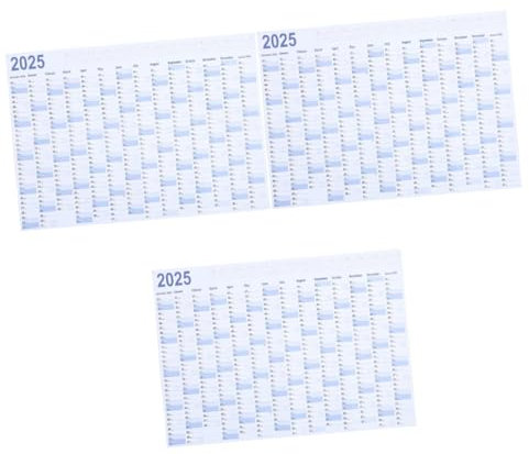 Operitacx 3sätze Wandkalender Mit Kreativen Planungsfeldern Praktischer Monats Und Jahresplaner Für Büro Und Zuhause Für Lehrer Studenten Und Berufstätige