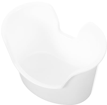 NIYANGLE Bassin de Lavage d'Oreille en Plastique 1 Pièce Rince-Oreille Ergonomique Compatible Systèmes de Lavage pour Élimination du Cérumen Pratique pour Usage Domestique