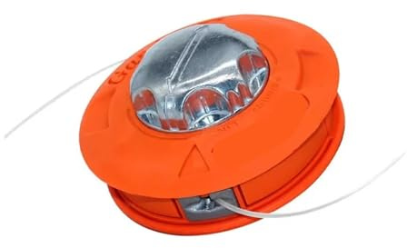 DSXPZBGED Cortadora De Césped Universal M10 con Cepillo De Nailon Y Aluminio, con Carrete De Impacto Y Cabezal De Corte De 2 Hilos, Hilo De Rosca, Sierra De Cadena, Desbrozadora De Jardín(Red-1Pc)