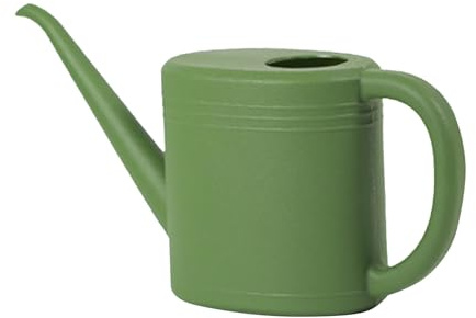 1L Small Watering Can, Durable Plastic Watering Can for Indoor & Outdoor Plants, Easy Pour Garden Jug with Sprinkler Rose, Ideal for Flowers, Houseplants & Gardening (A)
