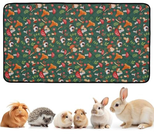 Tapis pour Cage de Cochon d'Inde | Protection Hygénique Réutilisable pour Cage de Cobaye,Matelas de Litière Confortable pour Nettoyage Nid Jeu Séjour Intérieur Extérieur Habitat