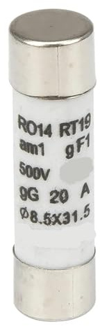 Fusibile tubolare in ceramica R014 da 20 pezzi 500 V 8,5 x 31,5 mm - da 1 A a 20 A - Protezione elettrica affidabile(2A)