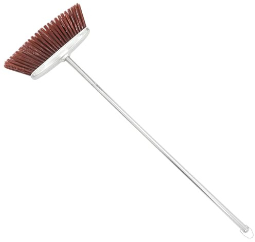 UPKOCH Escoba para Barrer Basura de Acero Inoxidable Escoba Reutilizable Mango Resistente Habitaciones y Hogar de Basura Marrón Tamaño Pequeño Adecuado para Baño y Patio Varios estilos