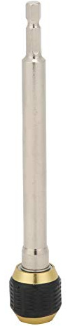 Generic Bequemer Bohrfutteradapter mit Rundem Griff für den Schnellen Wechsel des Bohrfutters, 1/4-Zoll-Anschluss-Sechskantschaft, für Professionelle Auftragnehmer (150mm)