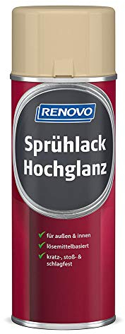 Sprühlack RAL 1014 Elfenbein 400 ml Hochglanz Renovo