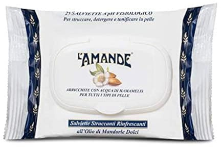 L'amande - L'Amande Marseille Salviette Struccanti per Rimozione Trucco 25 Salviette - 904453014