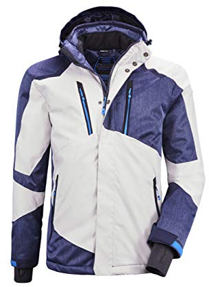 Killtec Herren Savognin MN Ski Jckt B Funktionsjacke Mit Abzippbarer Kapuze Und Schneefang, vaporgrau, L