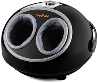 Shiatsu Fußmassagegerät Medivon Pure Complete PRO mit Wärmefunktion, Foot Massager, Fuß Massagegerät