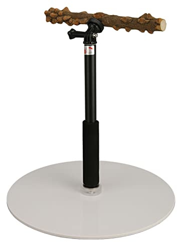 Papageien Sitzstangenständer, abnehmbare Trainingsstange, anpassbare Größe, für Sittiche, Nymphensittiche, Aras, Finken, Liebesvögel, praktisch