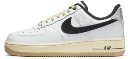 Nike DR0148-101 Nike Air Force 1 '07 LX Sneaker Female Cumbre Blanca/Negra-Muslin EU 38.5