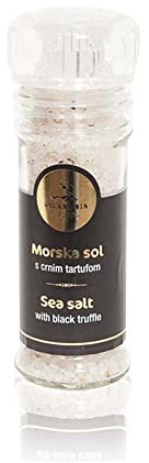 Solana Nin - Meersalz - mit schwarzen Trüffeln - Salzmühle - 5 x 100g