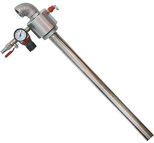 COYEUX Drum Air Operated Oil Transfer Pump, With Air Pressure Gauge and Safety Valve, Can Transport Diesel, Water, Engine Oil, Hydraulic Oil, Gear Oil and Other Conventional Liquids