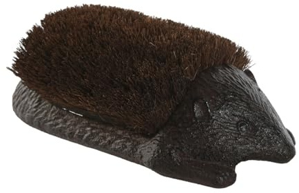 Home ESPRIT Felpudo Marrón Oscuro Hierro 28 x 12,5 x 9,5 cm Erizo