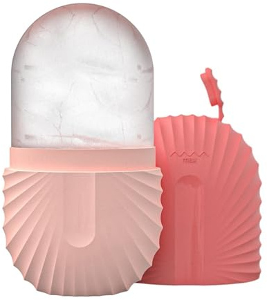 Rodillo de belleza facial, herramientas para el cuidado de la piel, molde de hielo facial, rodillo facial y corporal, silicona para hinchazón, acondicionamiento natural y cuidado de la piel, moldes de