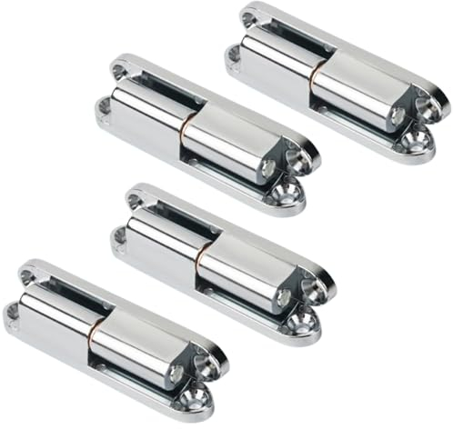 Pamtns 4 Pièces Charniere Porte Placard Charnière à Visser de Porte Ruban de Rénovation Charnière Paumelle de Réparation Paumelles de Porte Charnières de Portes Charnière pour Fenêtres Portes Meubles