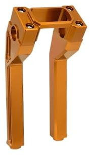 Torretas Manillar Elevadores Manillar Abrazadera Elevadora Barra Manillar Para Softail Para Sport Para Glide Para Street Para Bob Para FXBB Para FXLRST Para FXST 18-Up Elevador Manillar Moto(10inch Ri