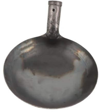 HIAKDOFT Metal Dung Scoop Reusable Dung Shovel Handheld Dung Ladle for Garden Cleaning and Muck Removal