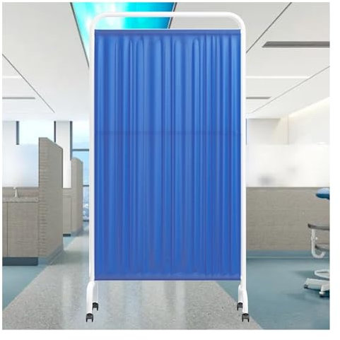 Freistehende Sichtschutzwände, Temporäre Trennwand Mit Stehender Tür, Raumteiler Aus Stoff Mit 1–5 Paneelen Und Rädern, Für Das Büro des Schönheitssalons In Der Stationslobby (Farbe: 5, 1 Paneel)