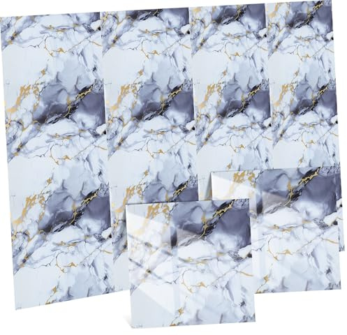 HAMPPLIES 40 Pièces Carrelage Mural Autocollant Mousse Xpe Imitation Marbre Panneaux Légers et Résistants pour Cuisine Salon Chambre Décoration Murale Moderne