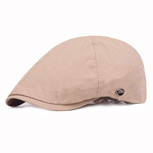 Bomullsbaskermössa for män och kvinnor | Snygg höst- och vintermössa i collegestil(Beige)