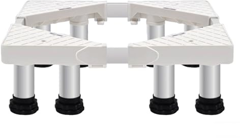 Halterung Klimaanlage Außengerät, Bodengestell für Externe Klimaanlage mit 8 Stabilen Stahlfüßen, Verstellbare Halterung für kanallose Mini Split Wärmepumpen(39-41cm/15.4-16in)