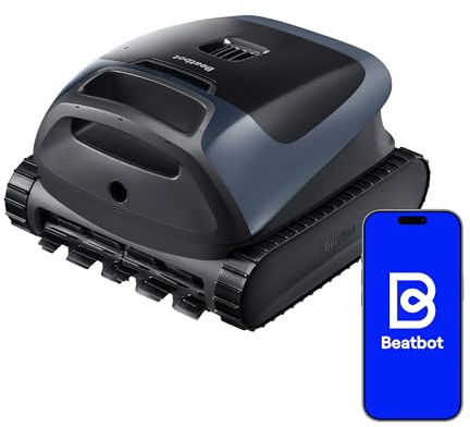 Beatbot Sora 30 Robot Piscine sans Fil, Aspirateur Piscine Puissant, Nettoyage Complet Fond Parois Ligne d’Eau, Retour Automatique en Surface, Autonomie 5h, Contrôle Via Application – Bleu Profond