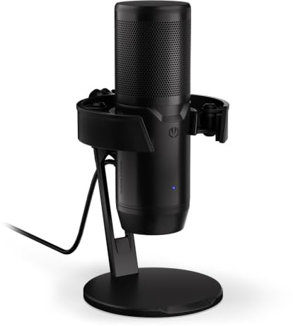 ENDORFY Solum Microphone à condensateur USB C 2 Core | Niere, 24 bits/96 kHz, filtre anti-pop en métal, Shock Mount, Plug & Play, pour streaming, podcasts, jeux et enregistrements