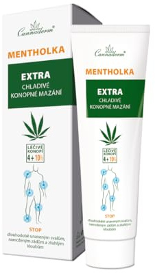 Cannaderm Mentholka Extra – Kühlendes Gel, 150 ml für Muskelermüdung & Steifheit, Uni Erwachsene