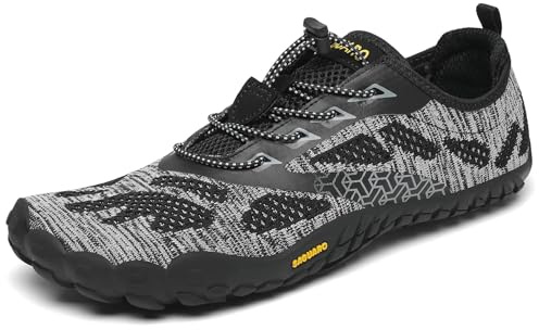 SAGUARO Unisex barfotaskor, mjuka lätta halkfria träningsskor, löparskor, andas, bärbara, utomhus och inomhus