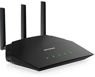 NETGEAR Router WiFi 6 a 4 flussi (R6700AX) - Velocità wireless AX1800 (fino a 1,8 Gbps) | Copertura fino a 1.500 mq. Piedi, 20 Dispositivi