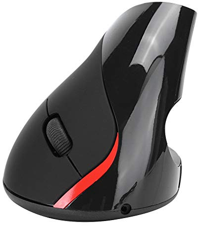 Ratón Vertical, Negro, ratón inalámbrico, para Juegos de Oficina, Recargable, Accesorios de computadora, ergonómico
