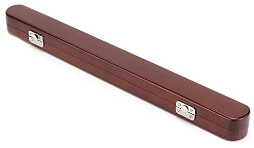 FOLOSAFENAR Dirigent Taktstock Box , Spielführerstange Holz Schutz Aufbewahrungskoffer , Handgefertigte Orchester Dirigieren Taktstock Aufbewahrungsbox , mit 2 Schnallen , zum Aufbewahren , Schutz(#2)
