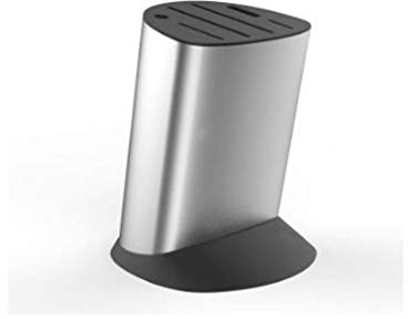 Porte-Couteau Universel, Bloc de Couteaux Moderne pour Un Nettoyage et Un séchage faciles, Fente de Conception Unique pour Garder la Lame (Blanc)